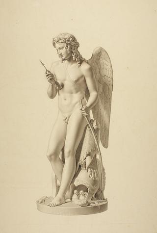 D64 Cupid Triumphant, Examining his Arrow