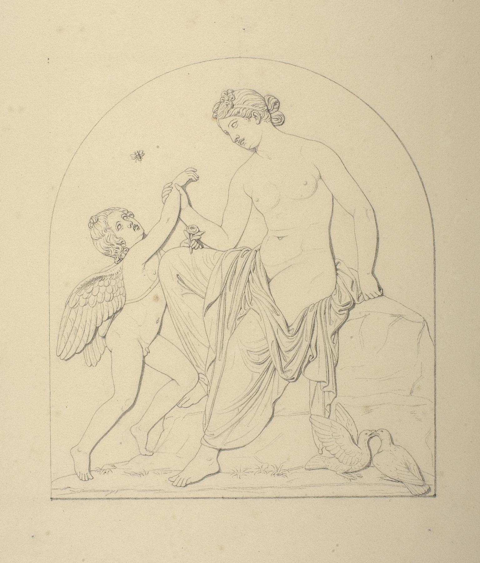 Amor klager til Venus over et bistik, D447