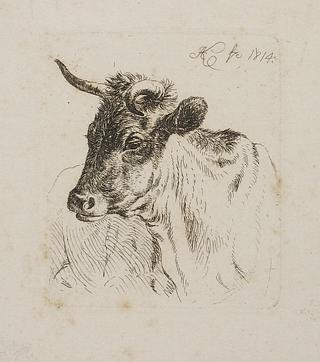 E671 Reclining Cow