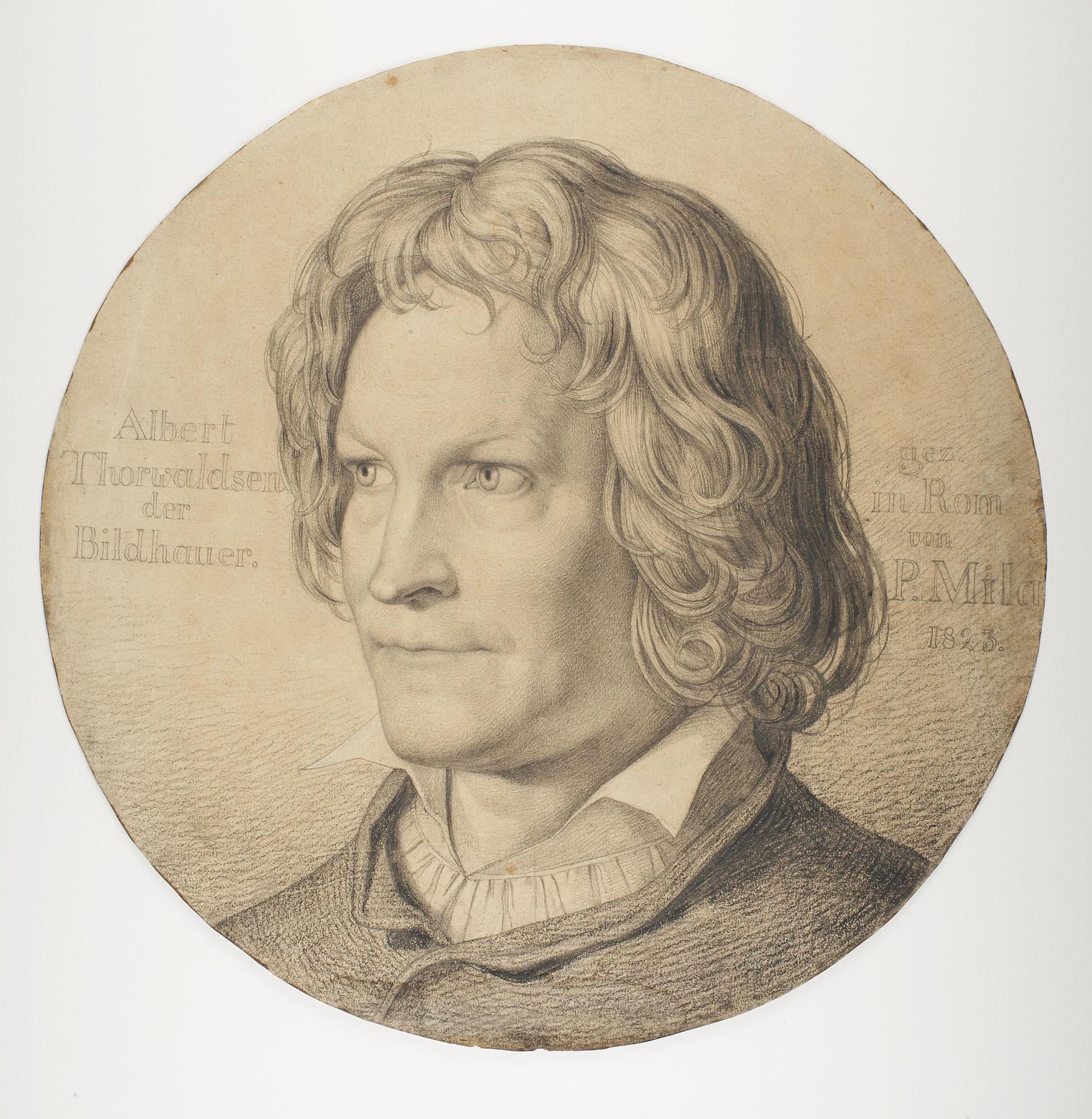 Portrait of Thorvaldsen, D1782
