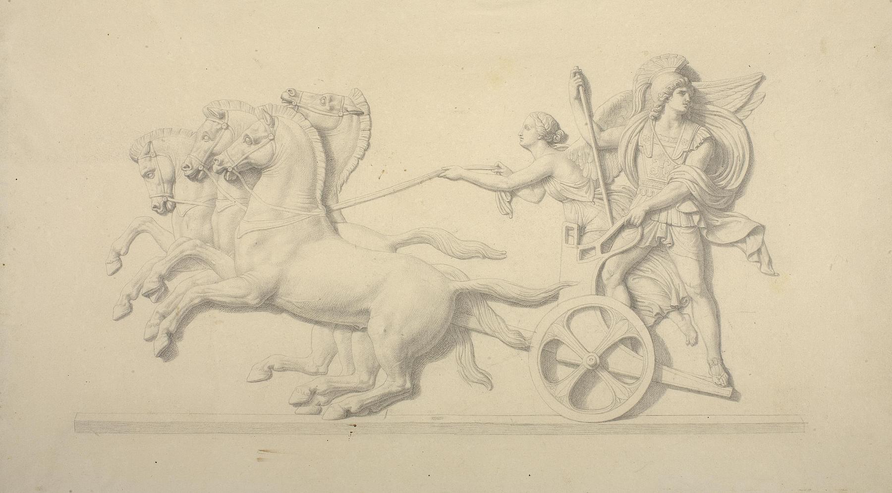Alexander the Great in His Triumphal Chariot, D45