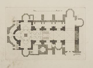 E1621 Basilica di San Francesco d'Assisi, grundplan
