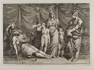 E947 Tanaquilla Show the Dead Body of Tarquinio for Servius Tullius