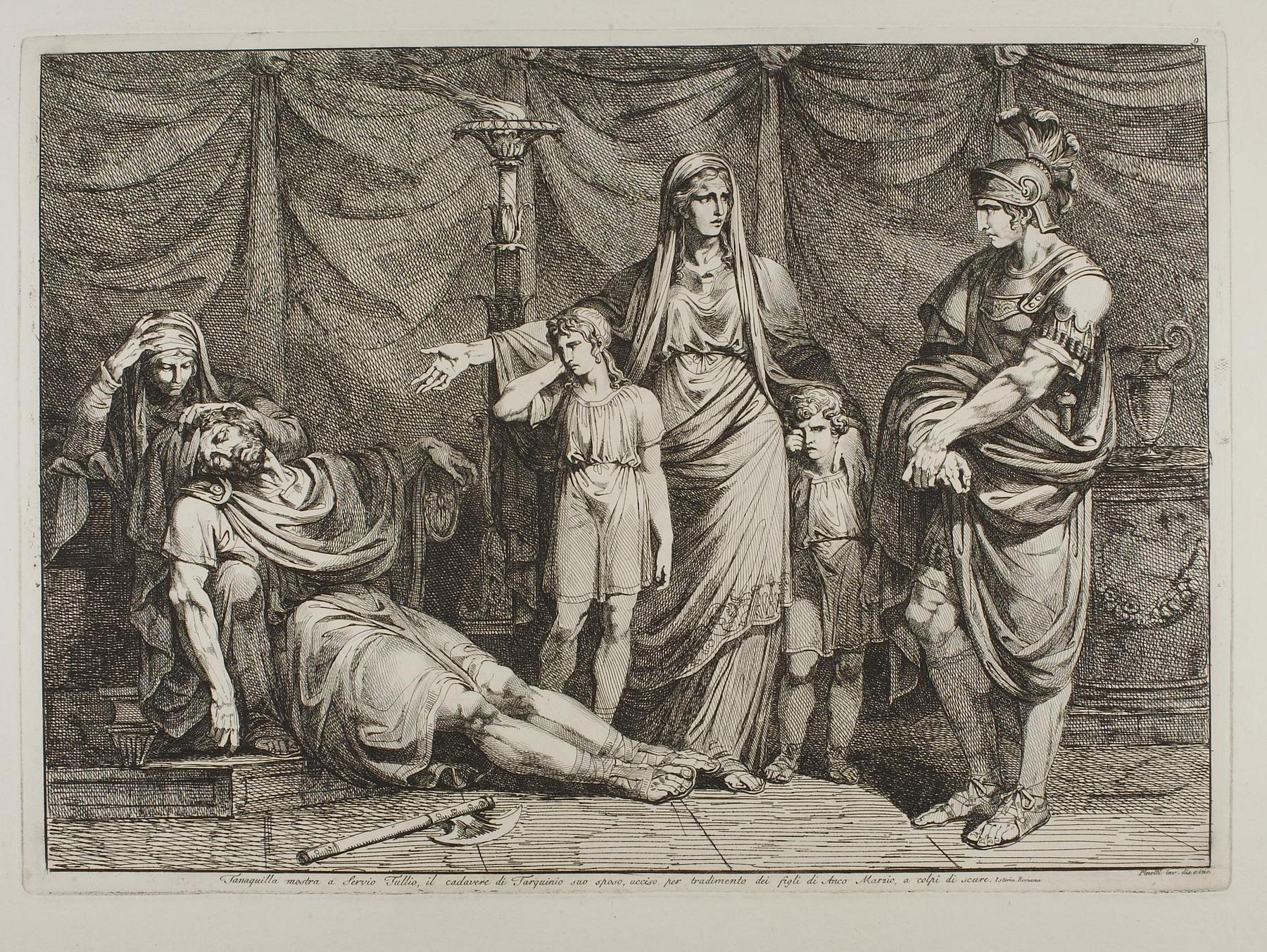 Tanaquilla Show the Dead Body of Tarquinio for Servius Tullius, E947