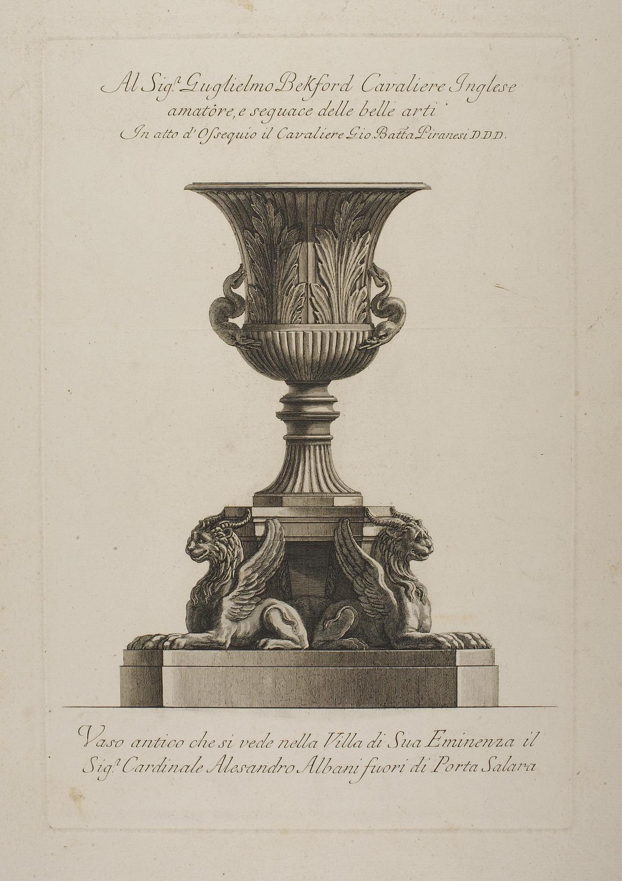 Antique Vase on a Tripod, E323