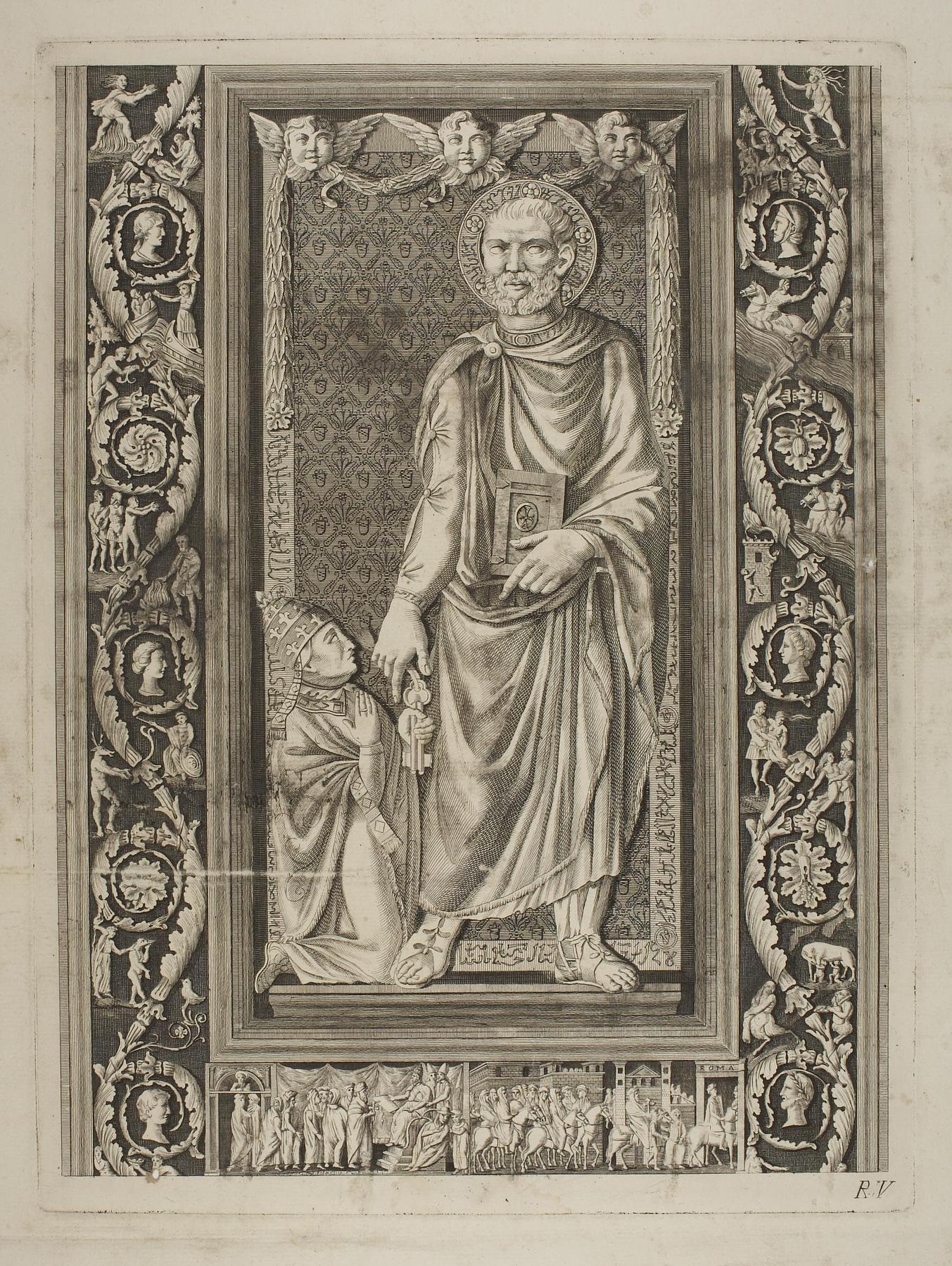 Skt. Peter overdrager nøglerne til Eugenius 4., E1648