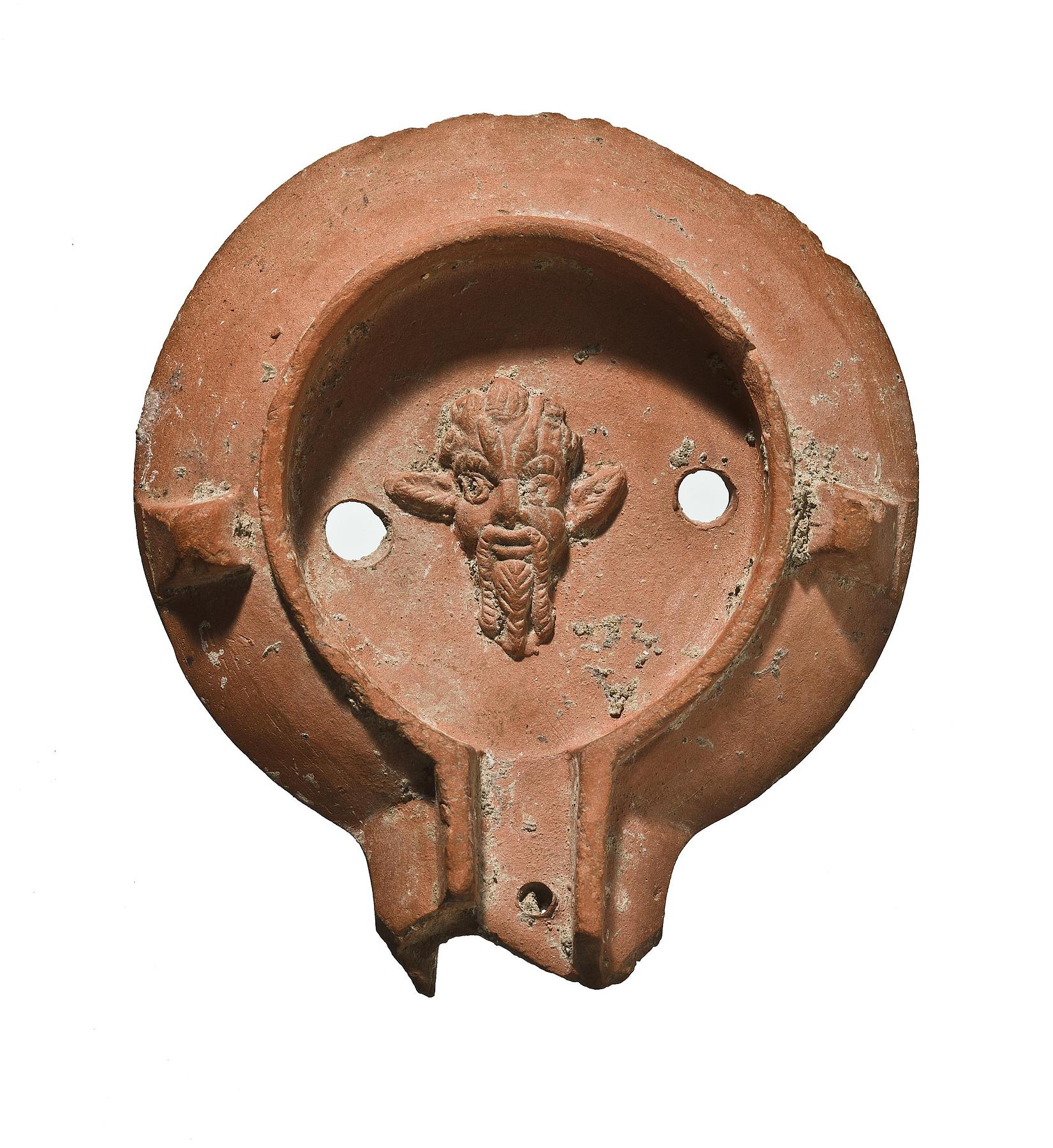 Lamp with a Pan mask, H1204