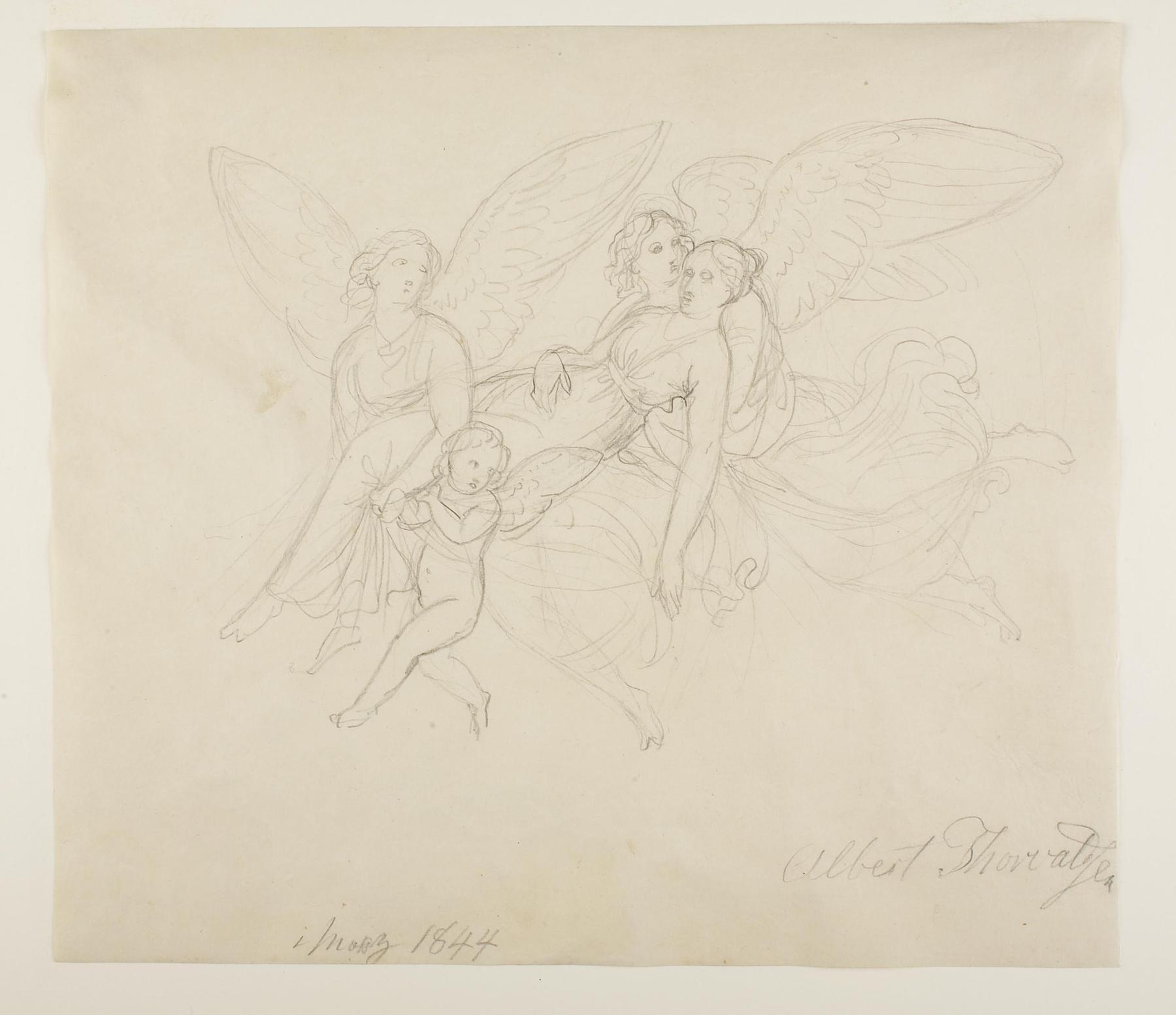 Angels Carrying Susette Schouw to Heaven, C1031