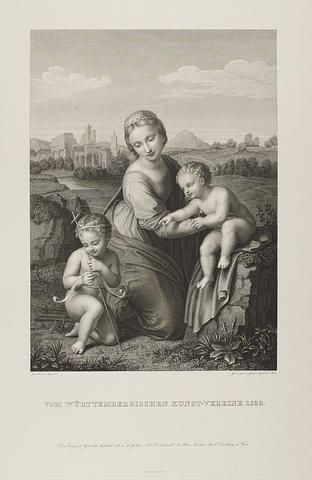 E814 Maria med Jesus og Johannes (Esterházy Madonna)