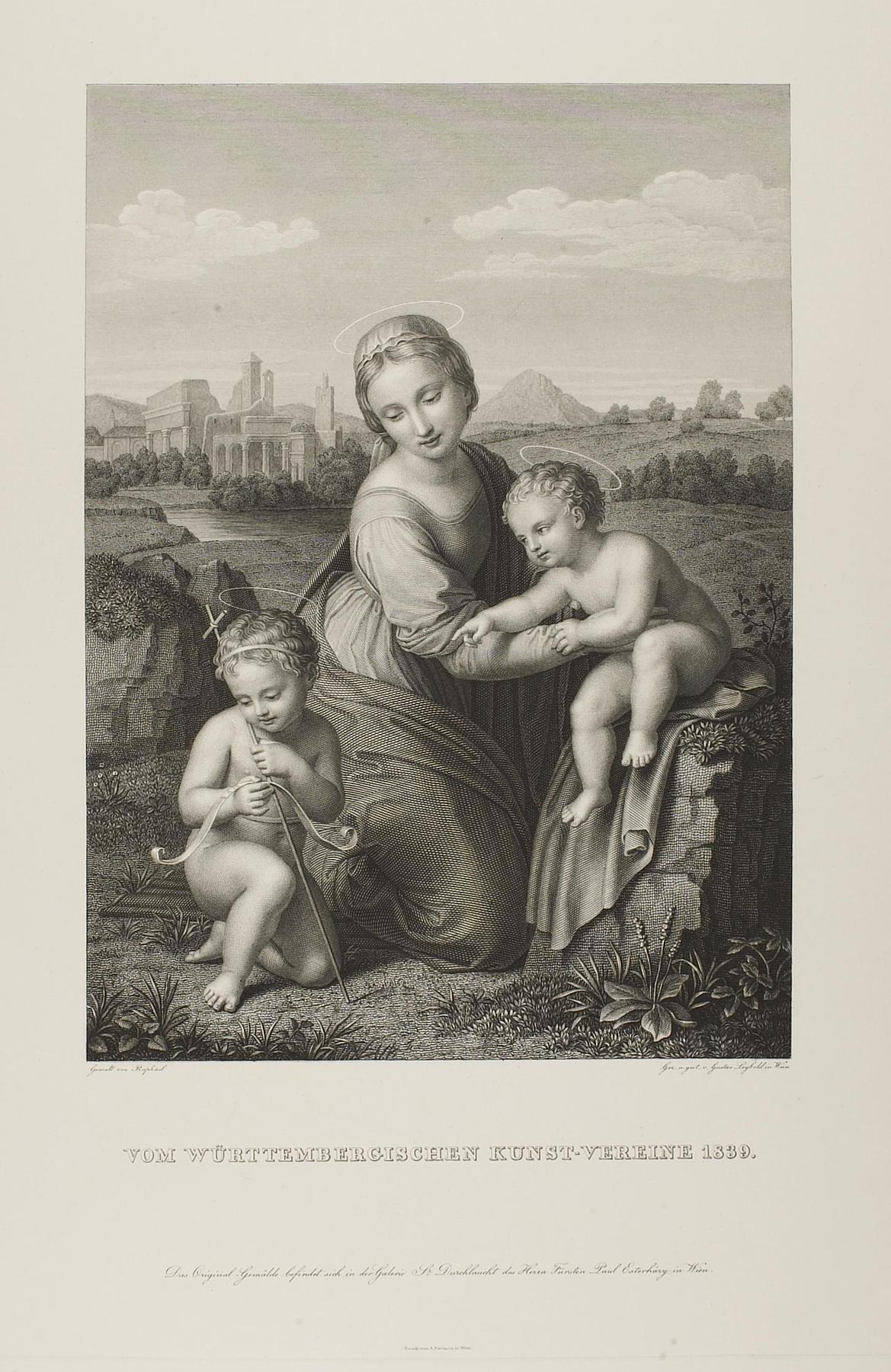 Maria med Jesus og Johannes (Esterházy Madonna), E814