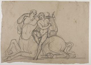 C503r Chiron Teaching Achilles to Play the Lyre