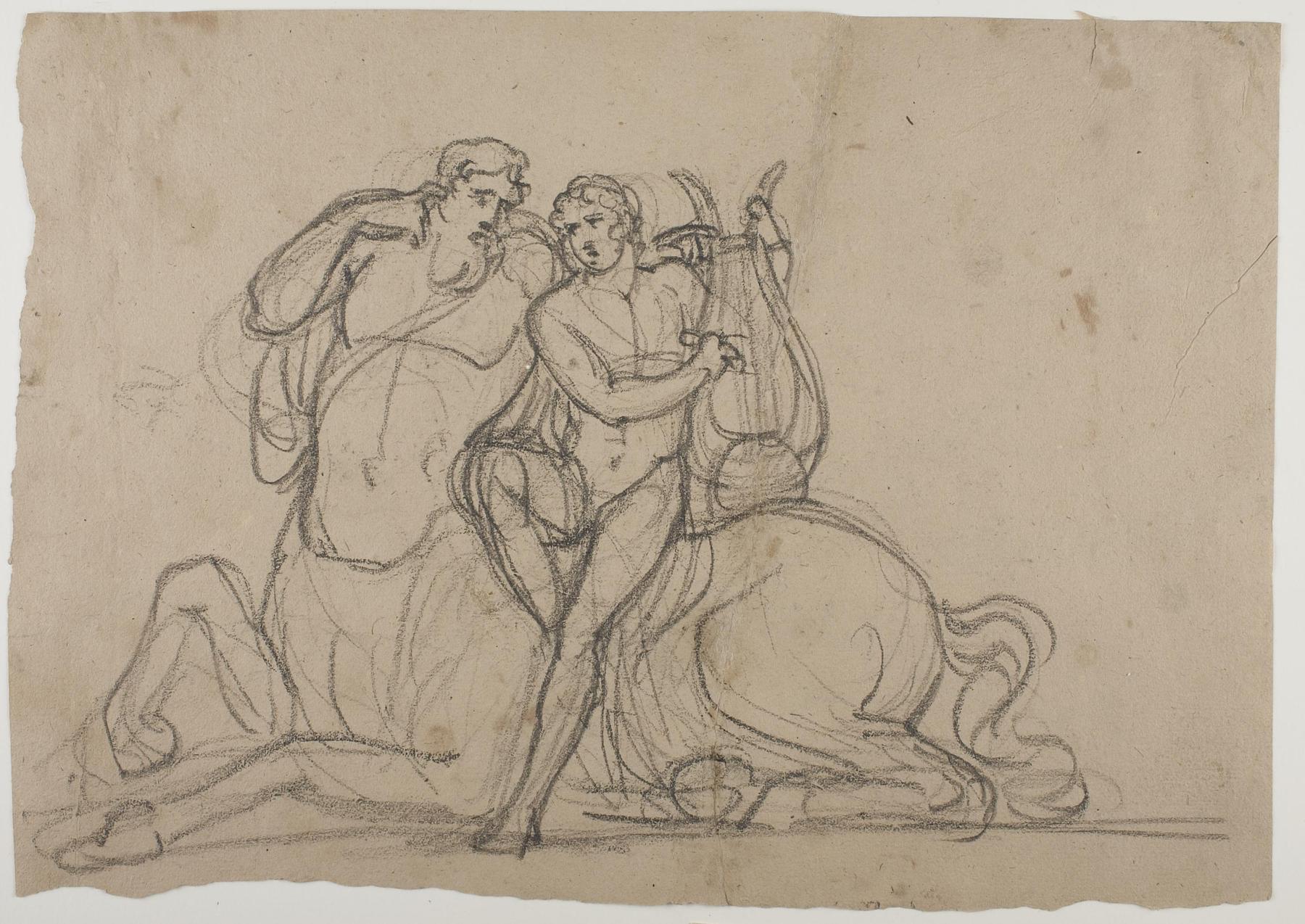 Chiron Teaching Achilles to Play the Lyre, C503r