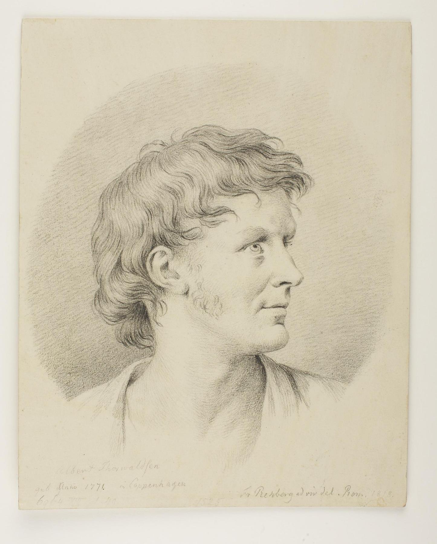 Portrait of Thorvaldsen, D1668
