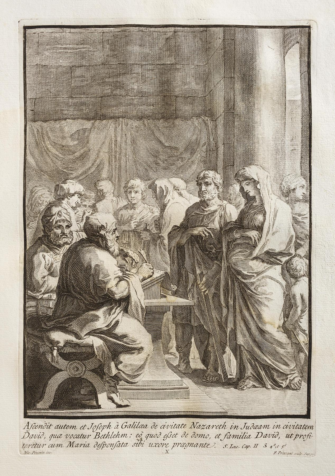 Joseph and Mary Enter their Names in the Record, E328,10