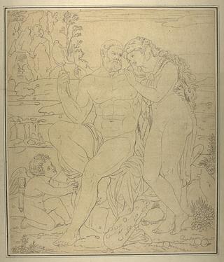 D1125 Hercules, Omphale, and Cupid
