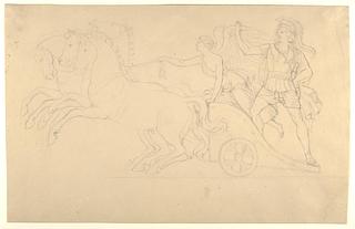 D1670 Alexander the Great in his Triumphal Chariot