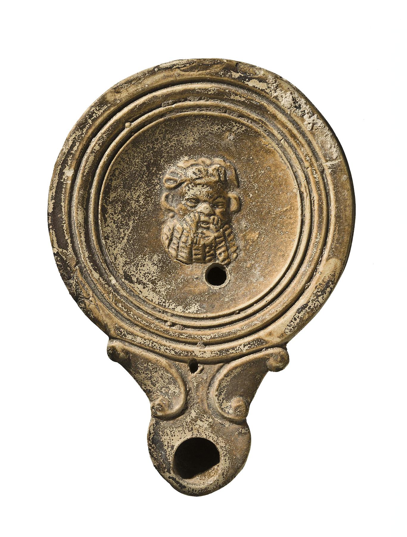 Lamp with a silenus mask, H1202