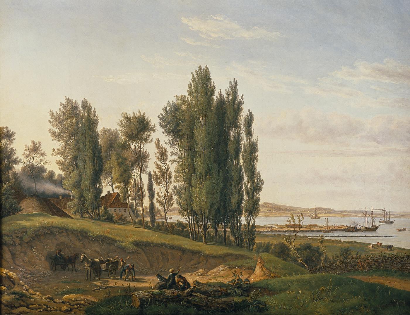 Landscape at Svendborg Sound, B277