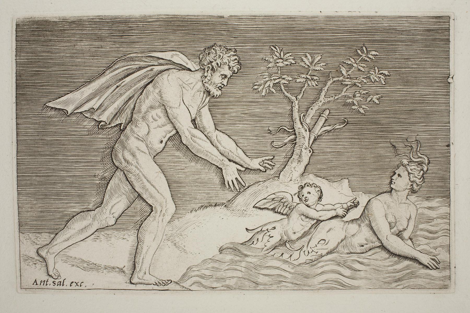 Man Pursueing a Fountain Nymph (?), E1899