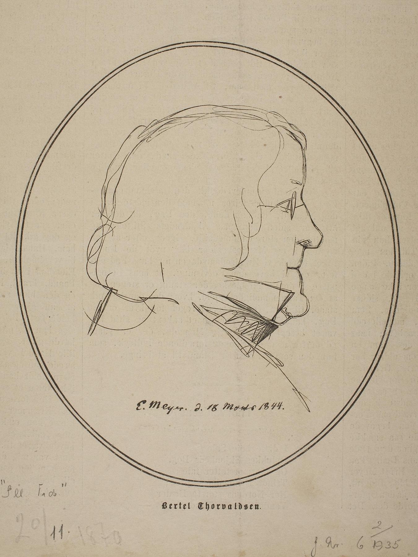 Portrait of Thorvaldsen, E2138
