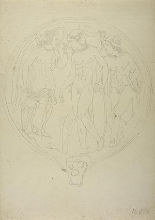 D1134 Kriger, vinget gudinde og Hermes/Turms