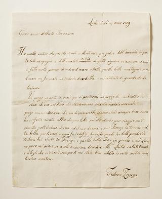 C364v Letter from Federico Zoëga