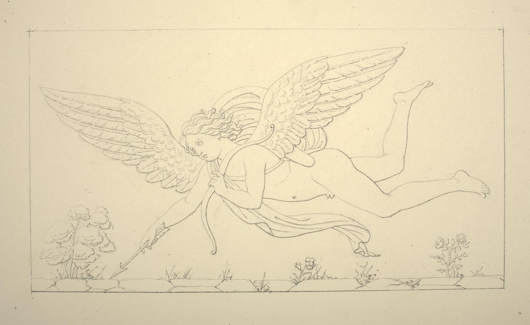 Cupid Conjures Flowers out of the Stony Ground, D238