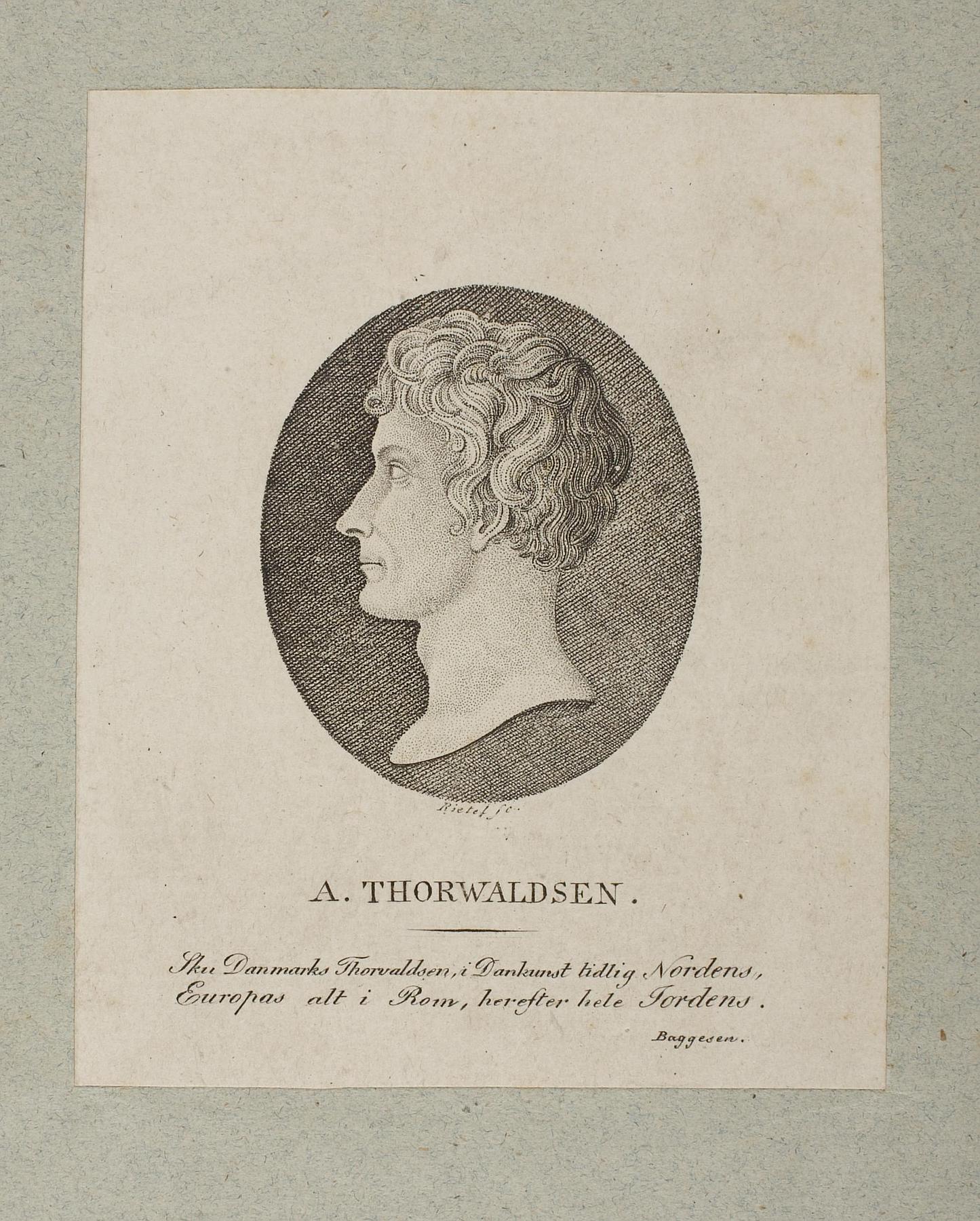 Portrait of Thorvaldsen, E2124
