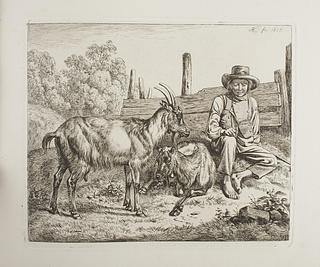 E699,6 Herdsman with Goats
