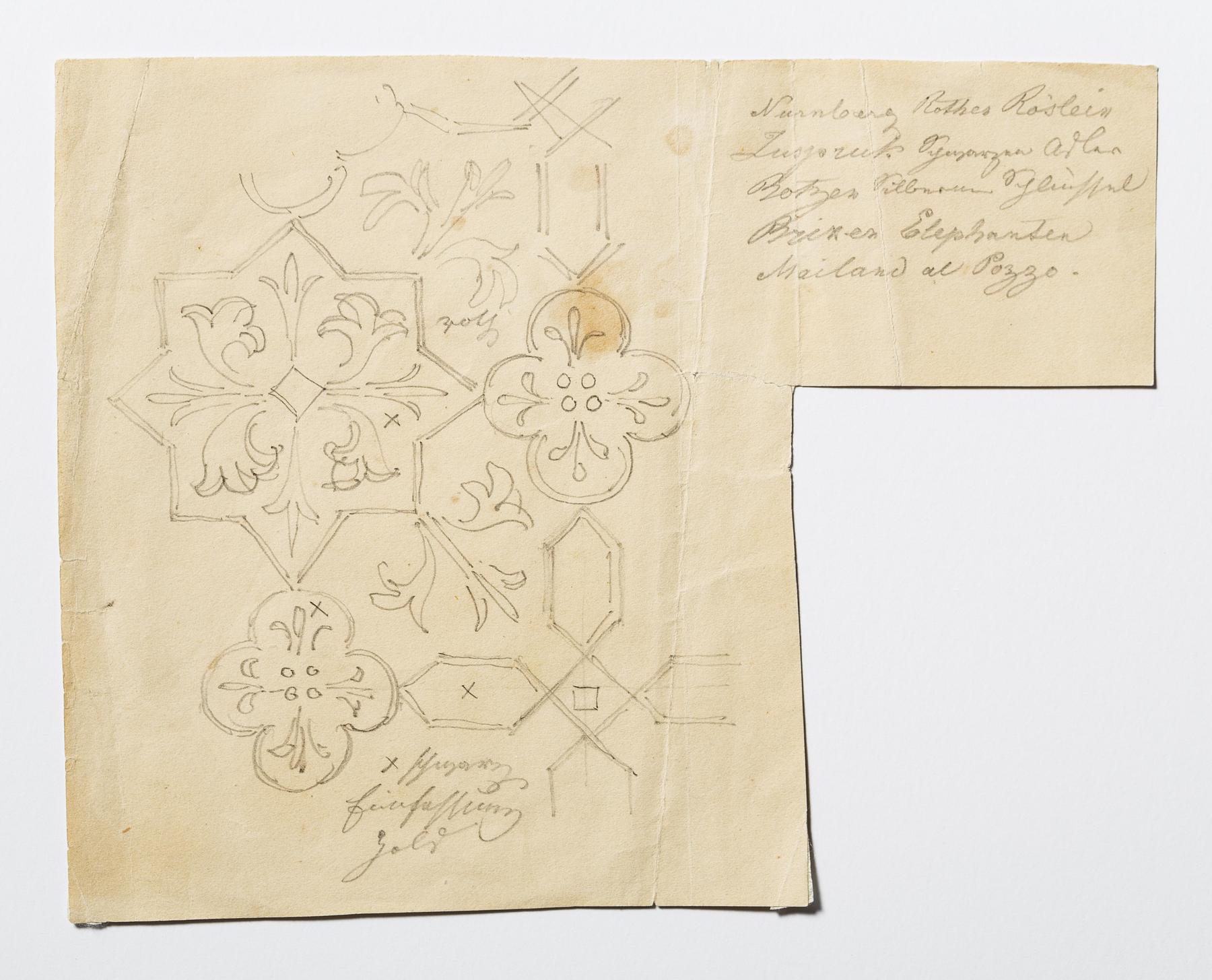 Ornamental Ceiling decoration, D1801,2