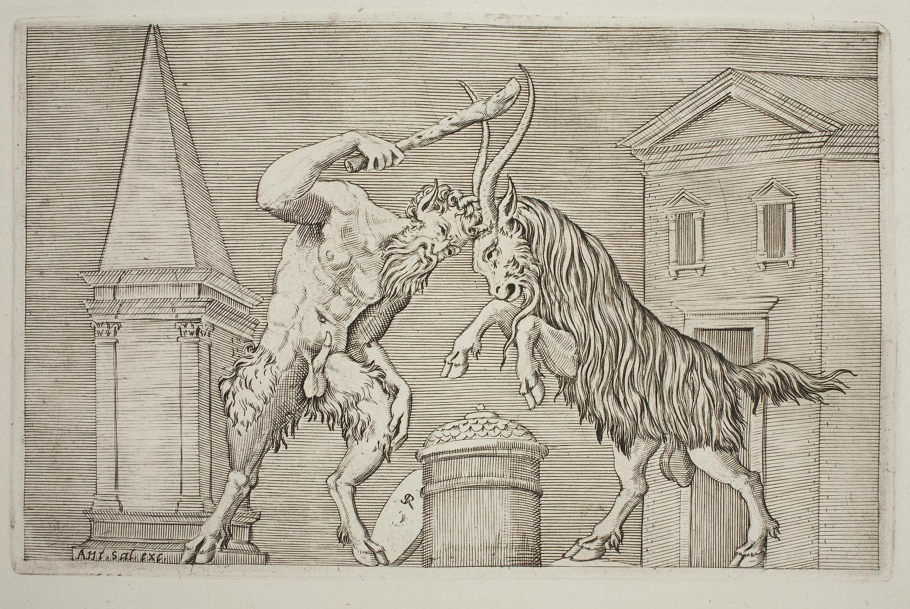 Fight between Faun and He-goat, E1894