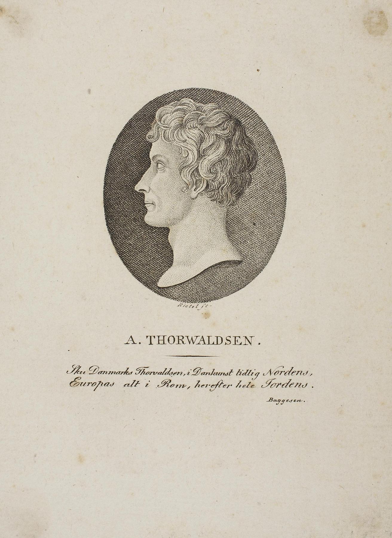 Portrait of Thorvaldsen, E2123