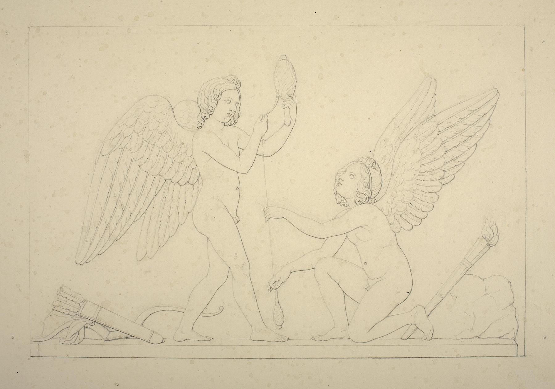 Cupid and Hymen Spin the Thread of Life, D244