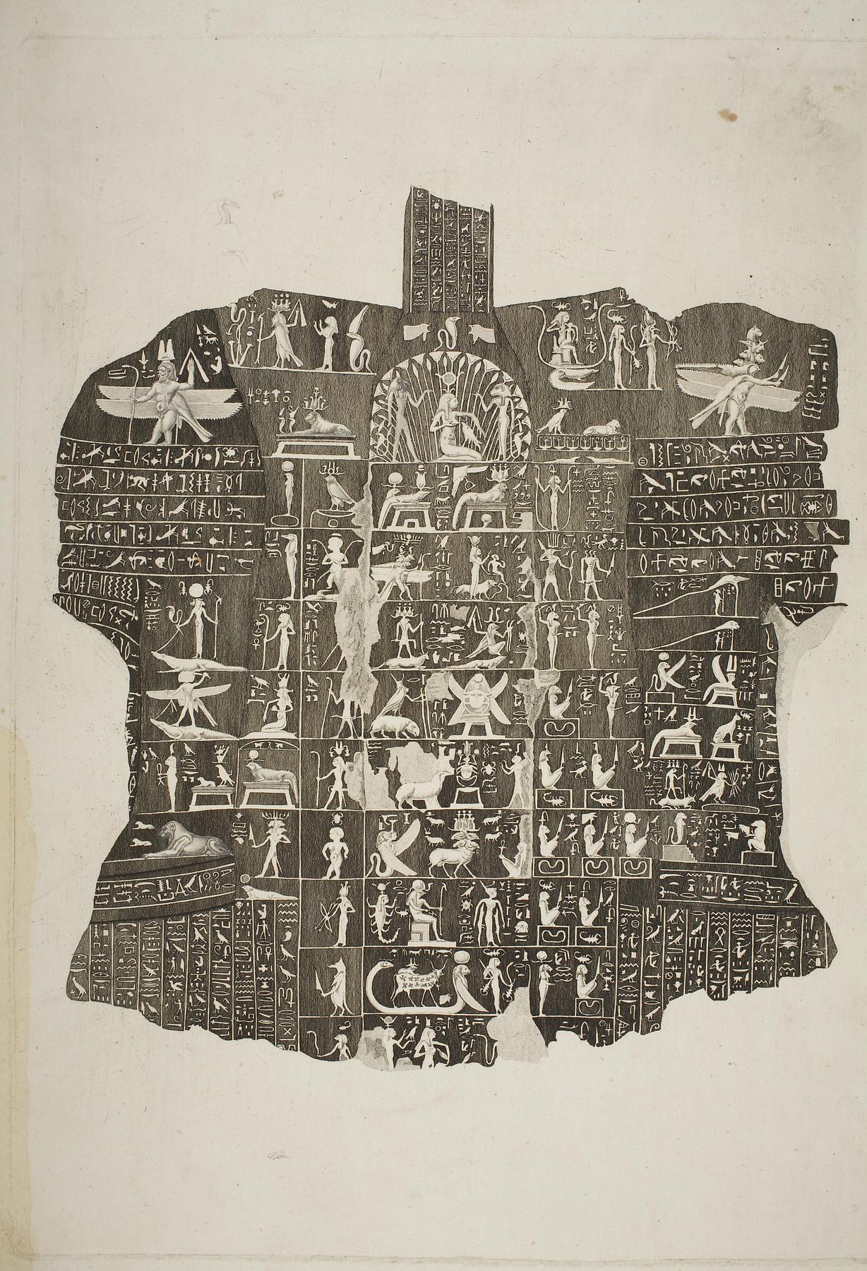 Relief med hieroglyffer, E1419