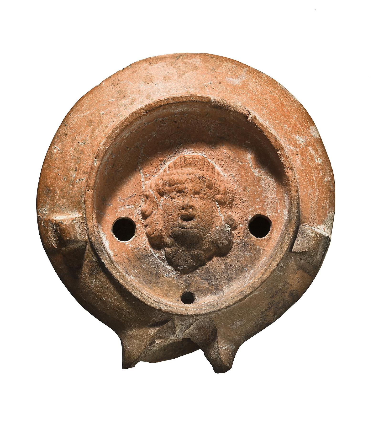 Lamp with a tragic mask, H1212
