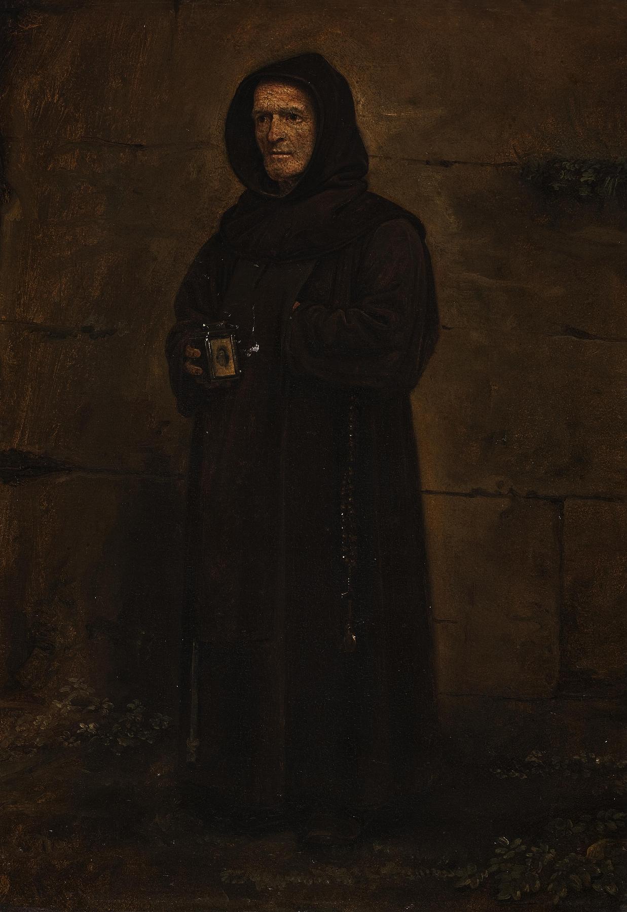A Franciscan Friar With a Begging Bowl, B272