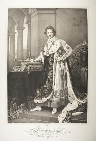 E1193 Ludwig 1. i kroningsdragt