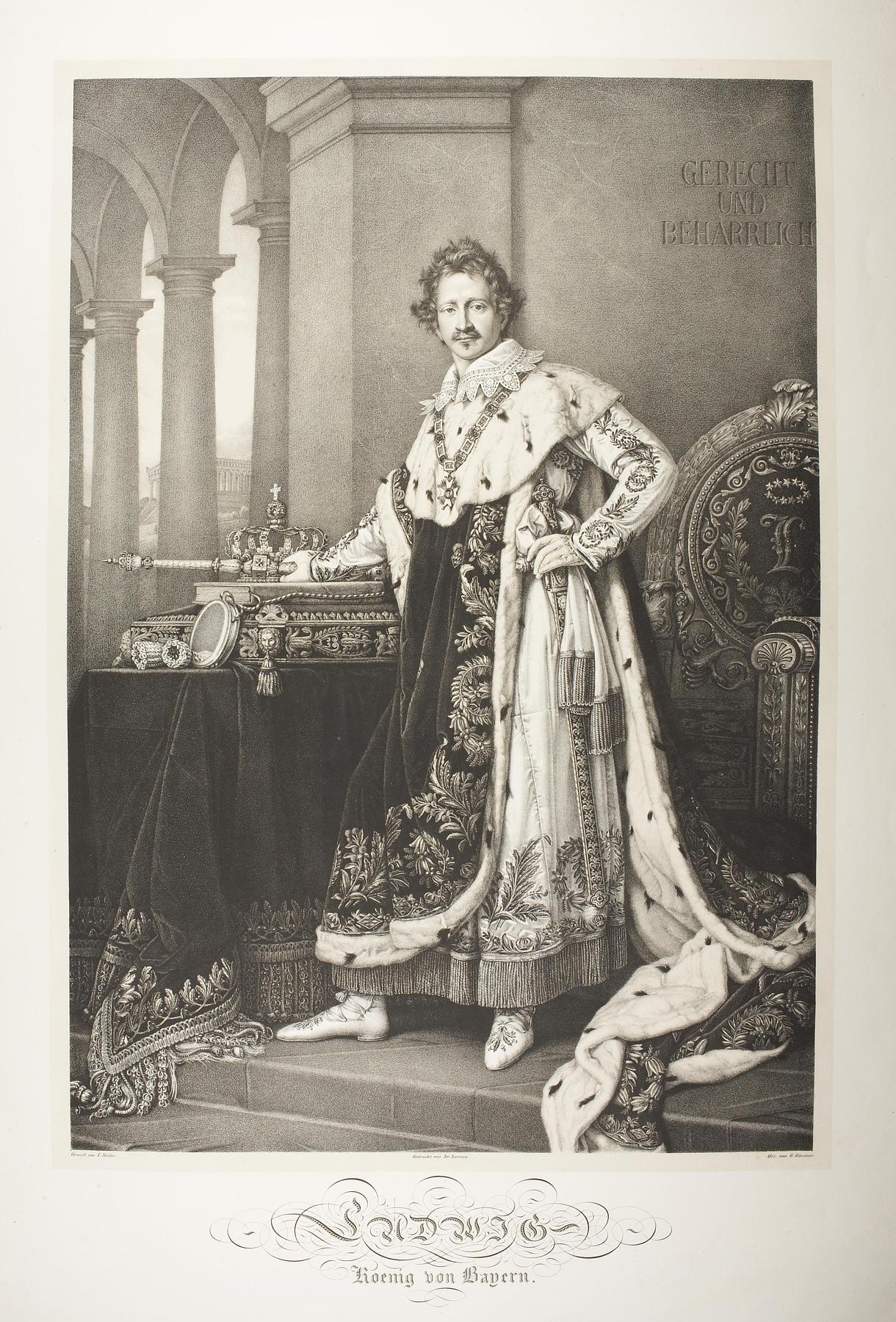 Ludwig 1. i kroningsdragt, E1193