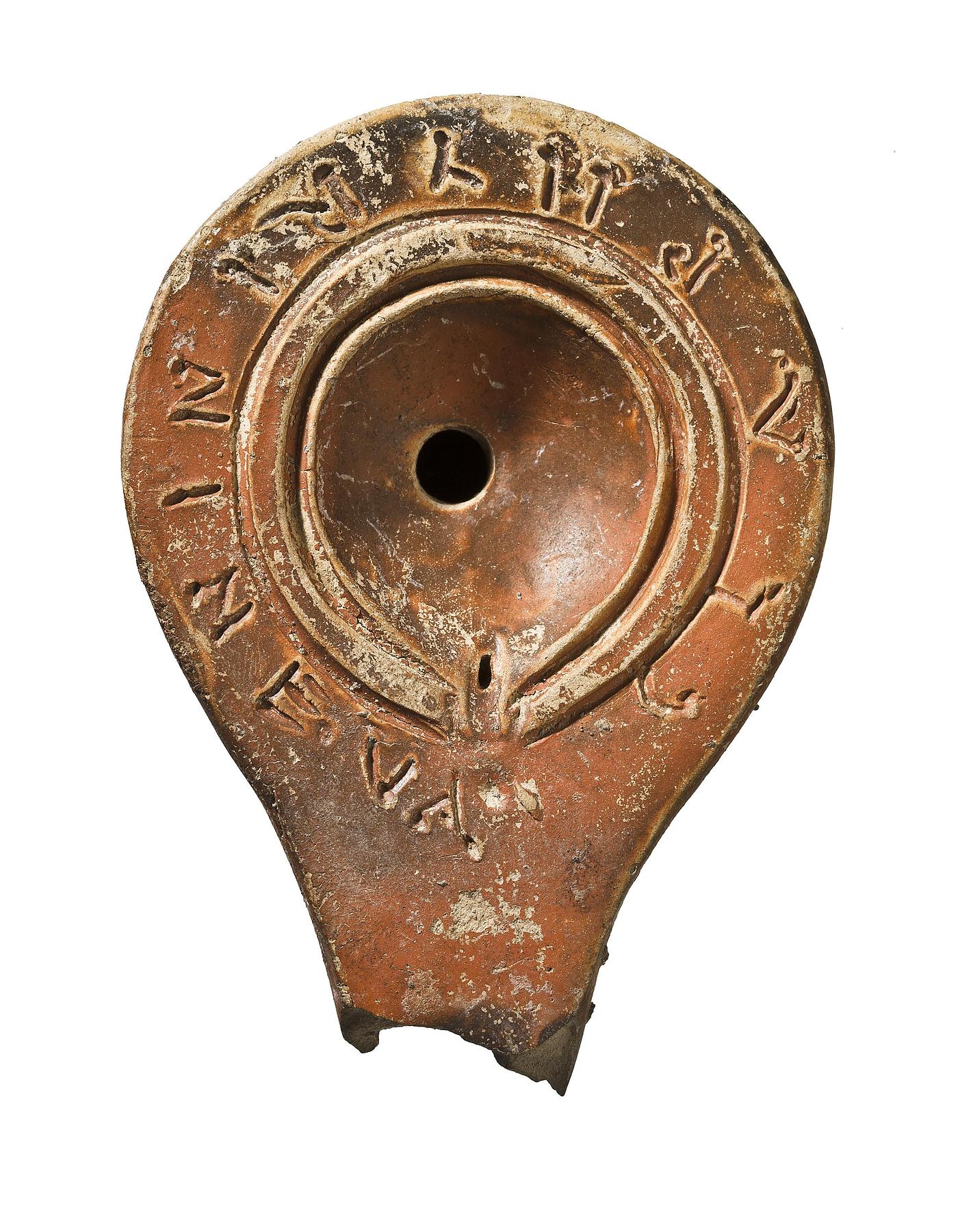 Lamp with inscription: CLAPHYRININE VA, H1237