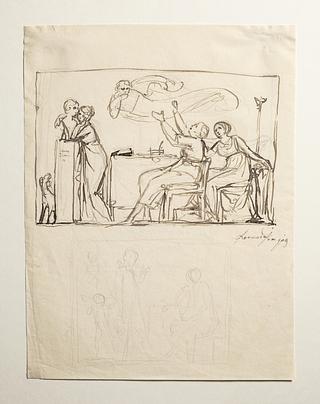 C188a Sepulchral monument (?). Relief with unknown motive