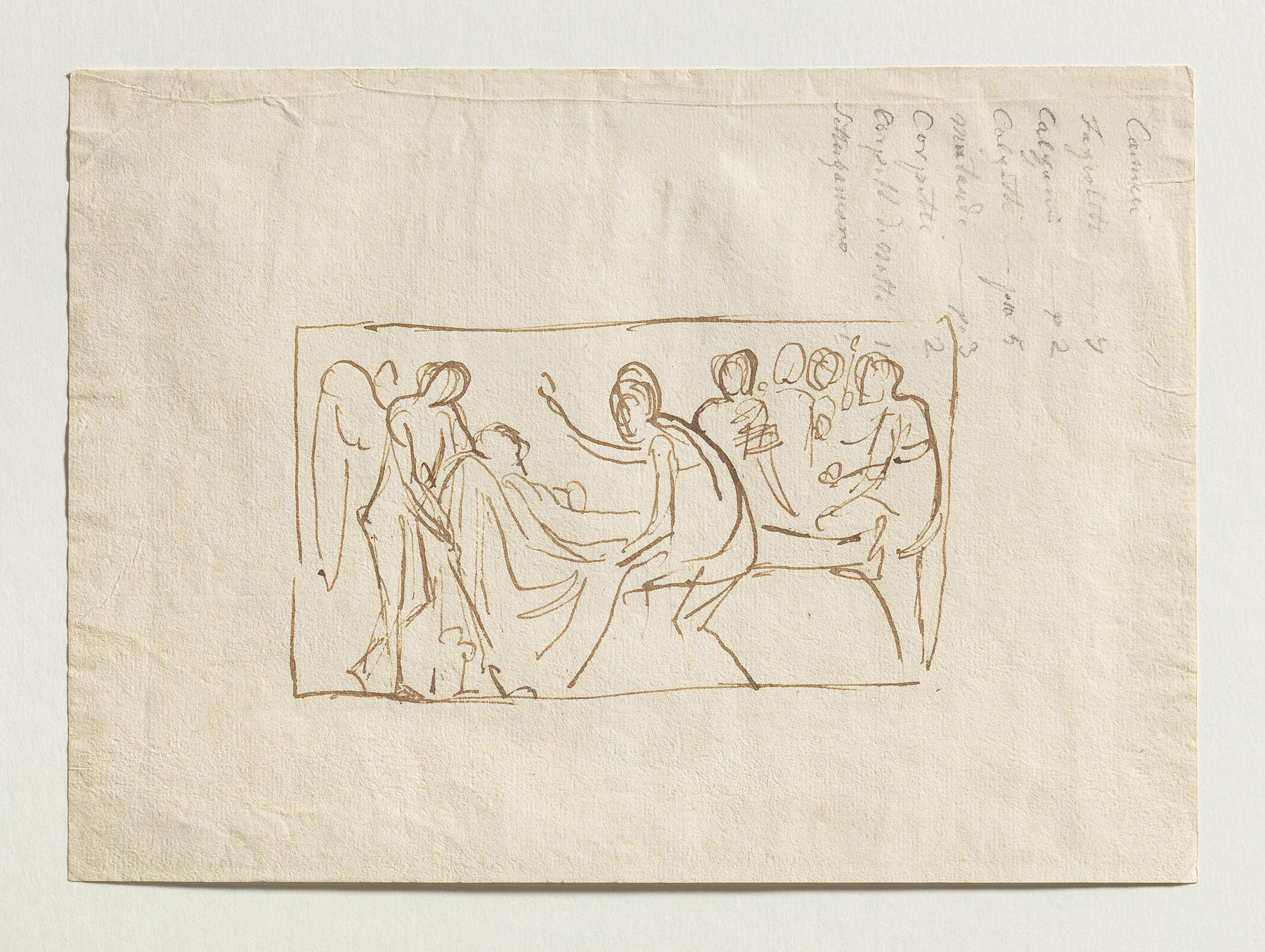 Sketch for the Monument to Jacqueline Schubart, C914