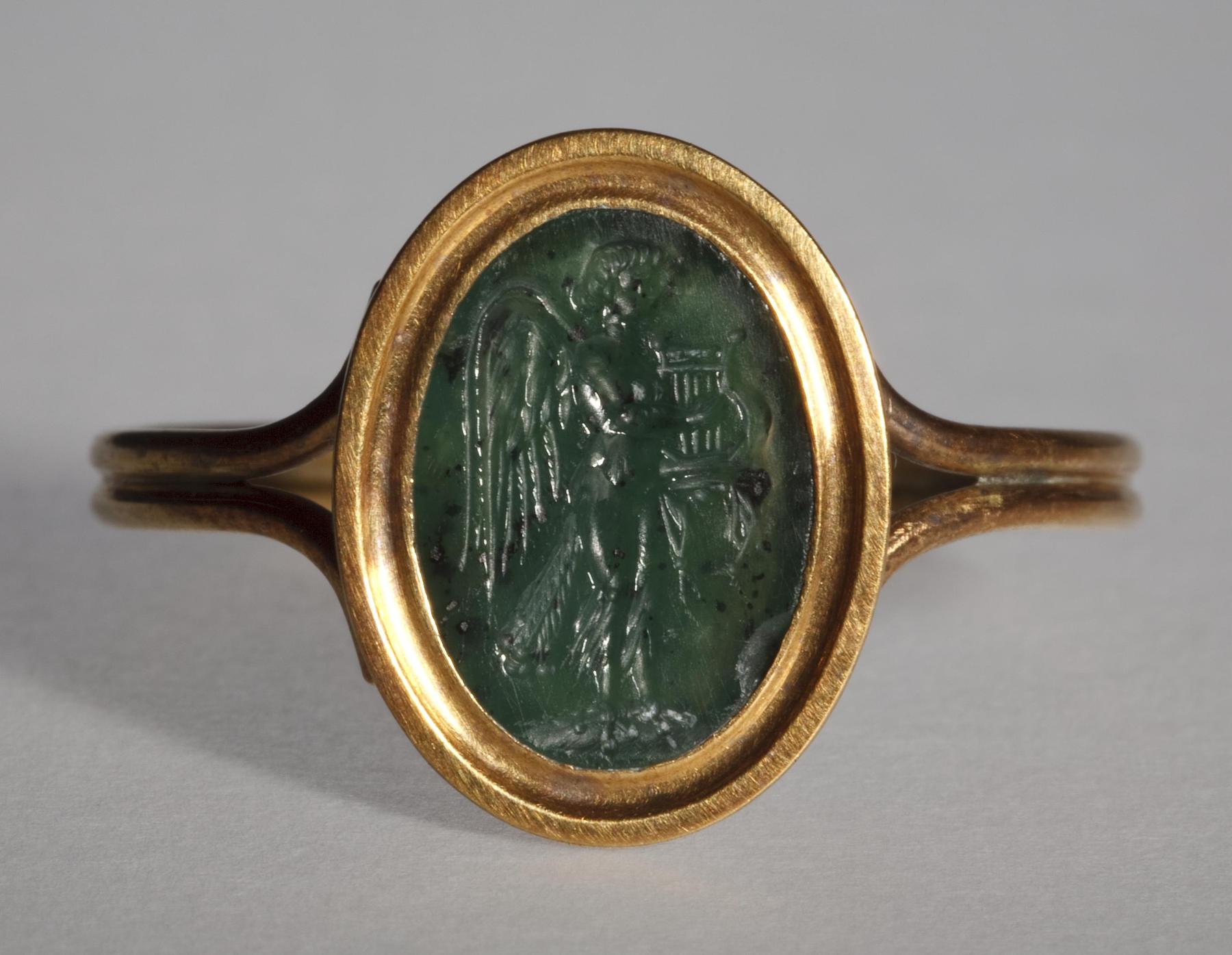 Sirene med en lyre, I756