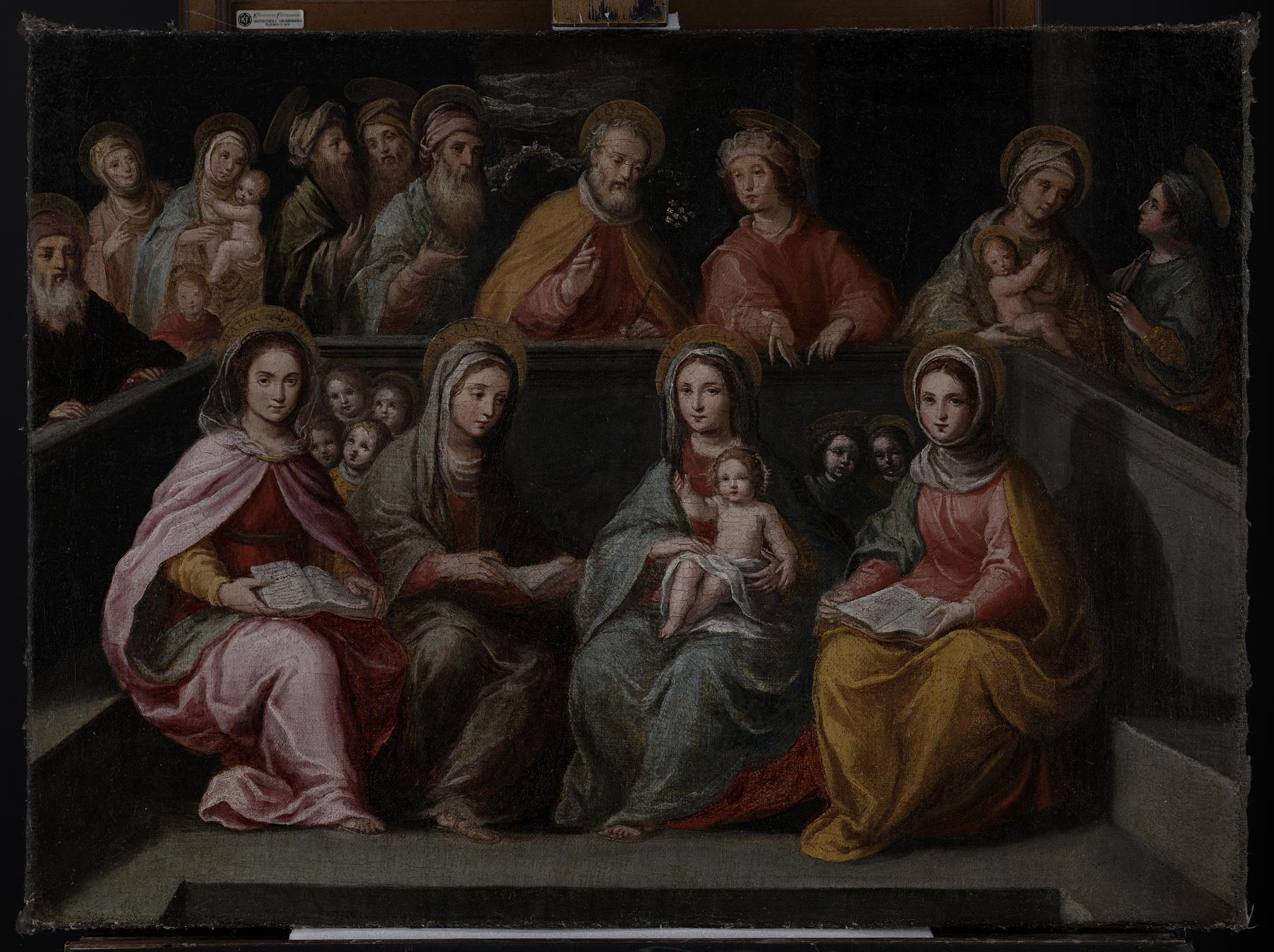 The Virgin Surrounded by her Family, B7