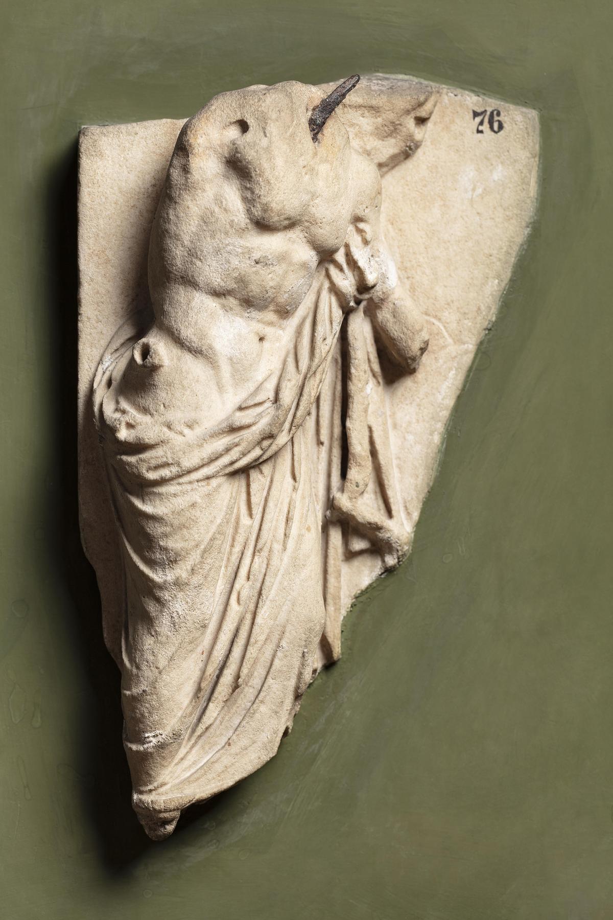 Votive relief with Asclepius (?), H1476