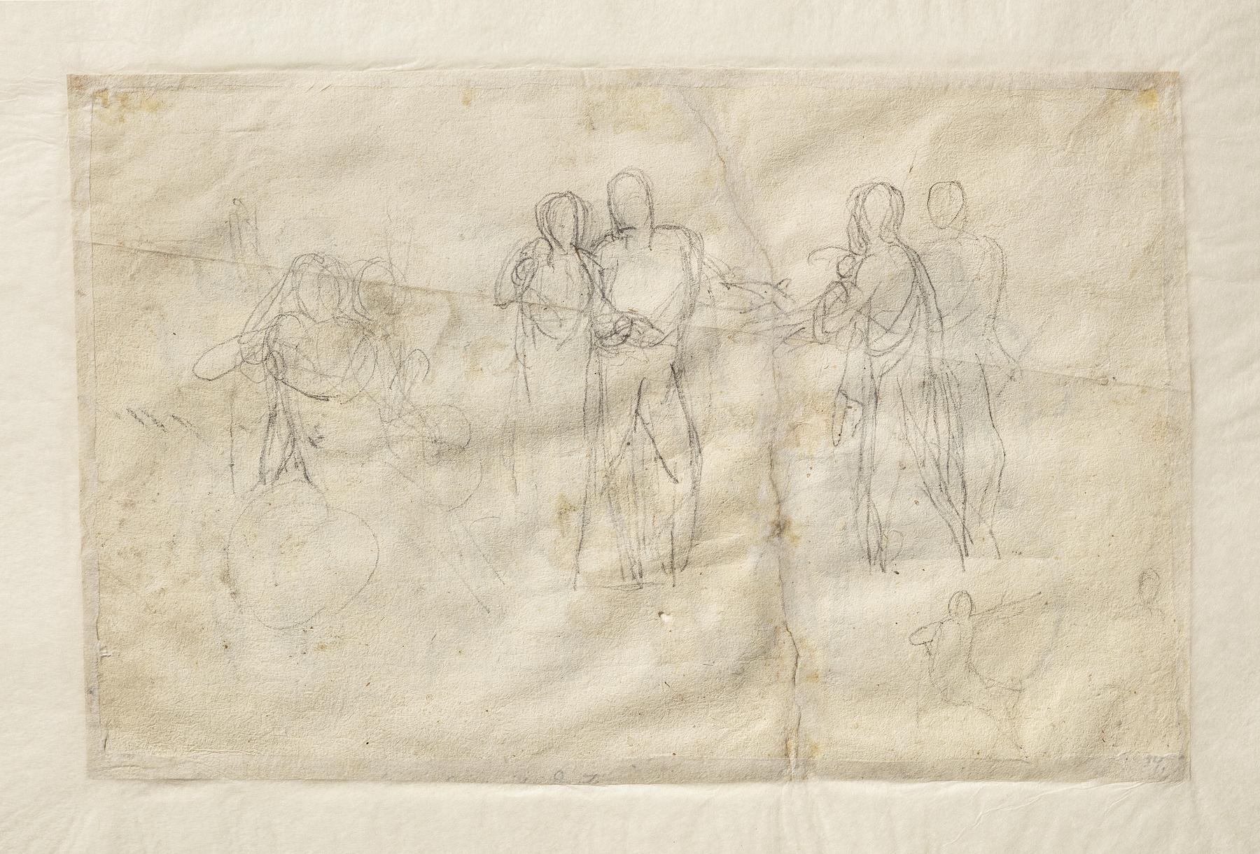 Briseis føres bort fra Achilleus, C34v