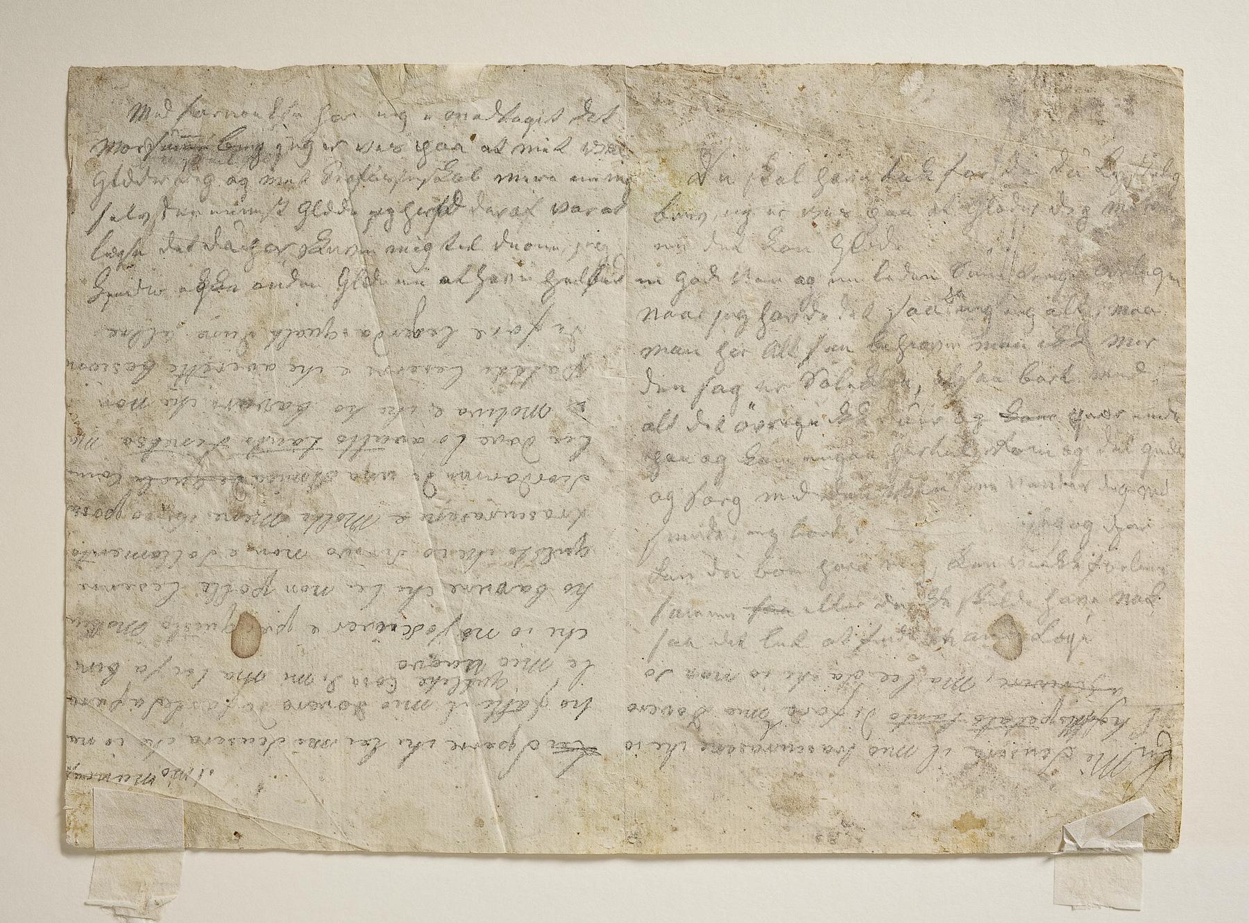 Udkast til brev fra Thorvaldsen til C.F. Stanley, C530v