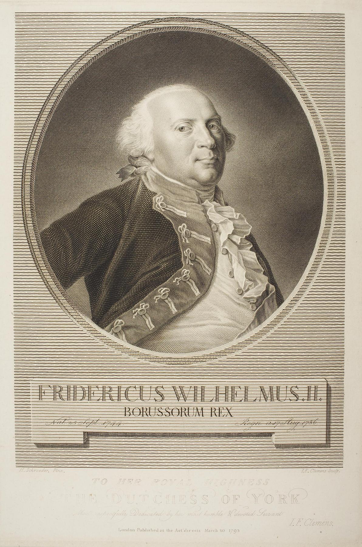 Frederick William II of Prussia, E445