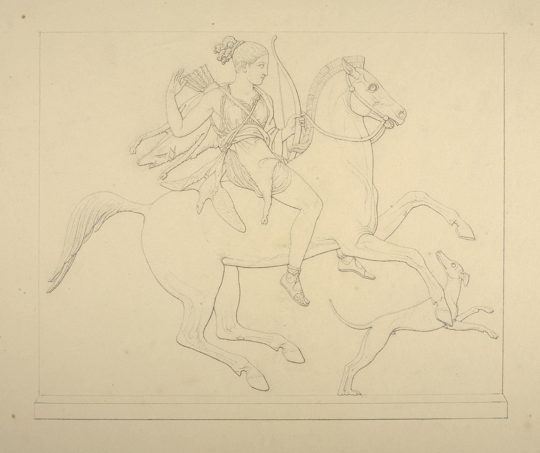 Huntress on a Horse, D269