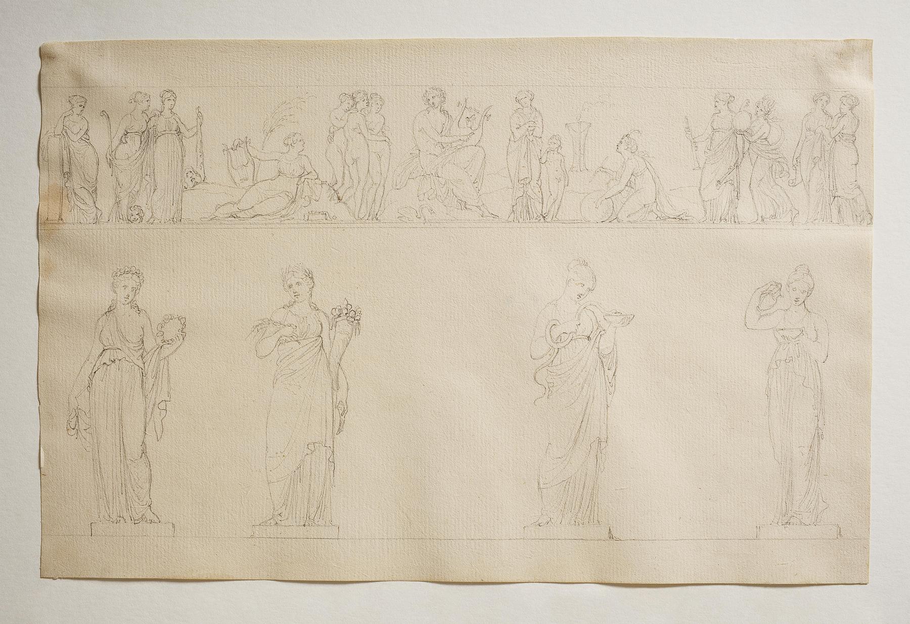 Apollo, the Graces, and the Muses, C706