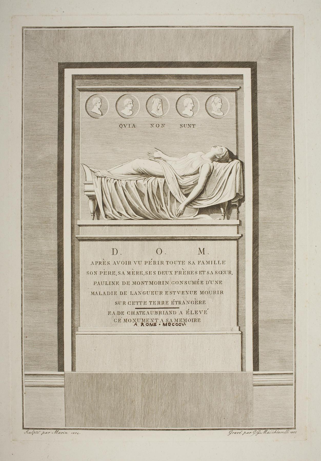 Monument for Pauline de Montmorin, E2159
